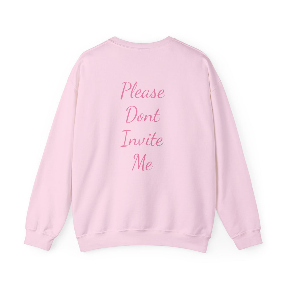 Crewneck - please dont invite me – alternate
