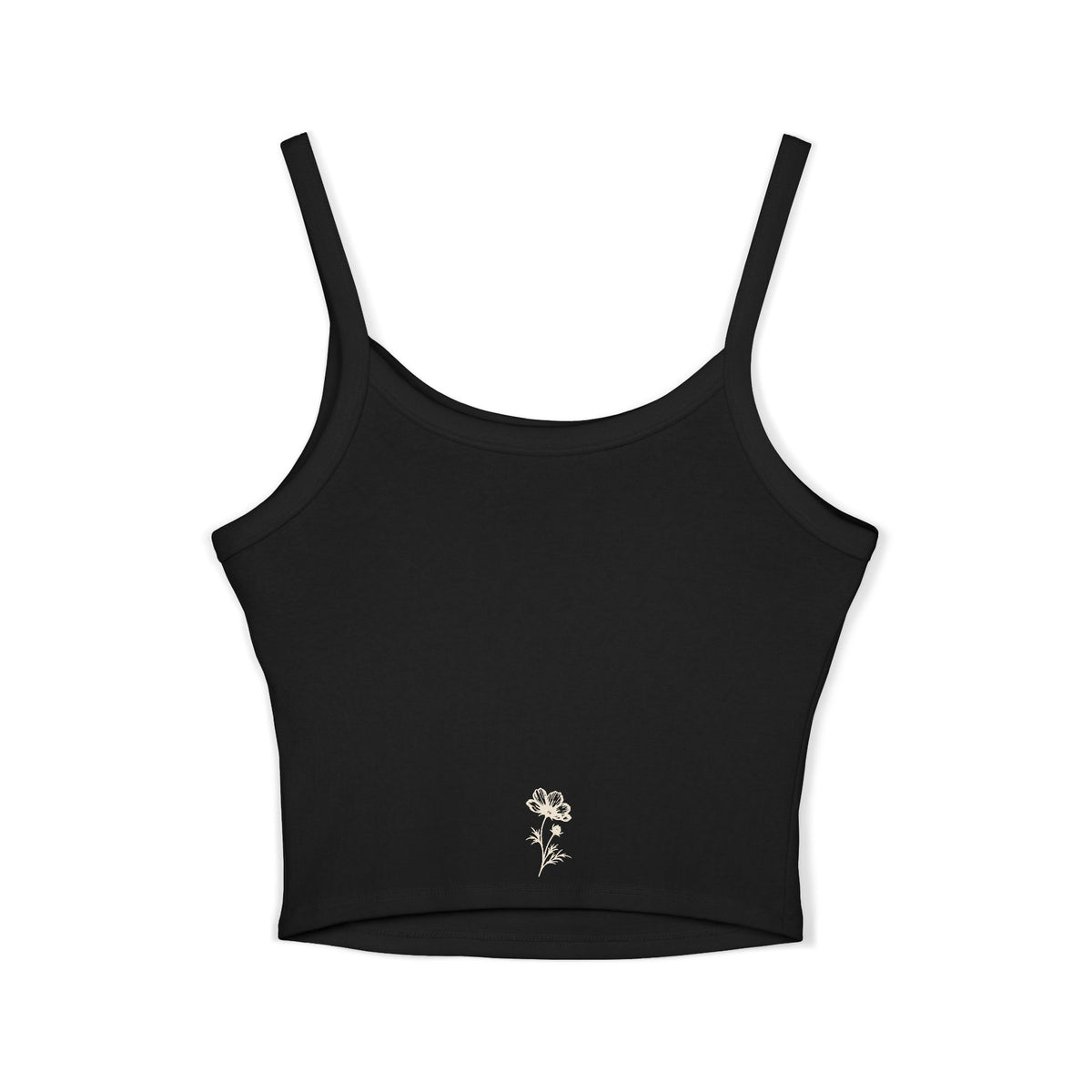 BEDTYME Spaghetti Crop Tank - i choose me end of story