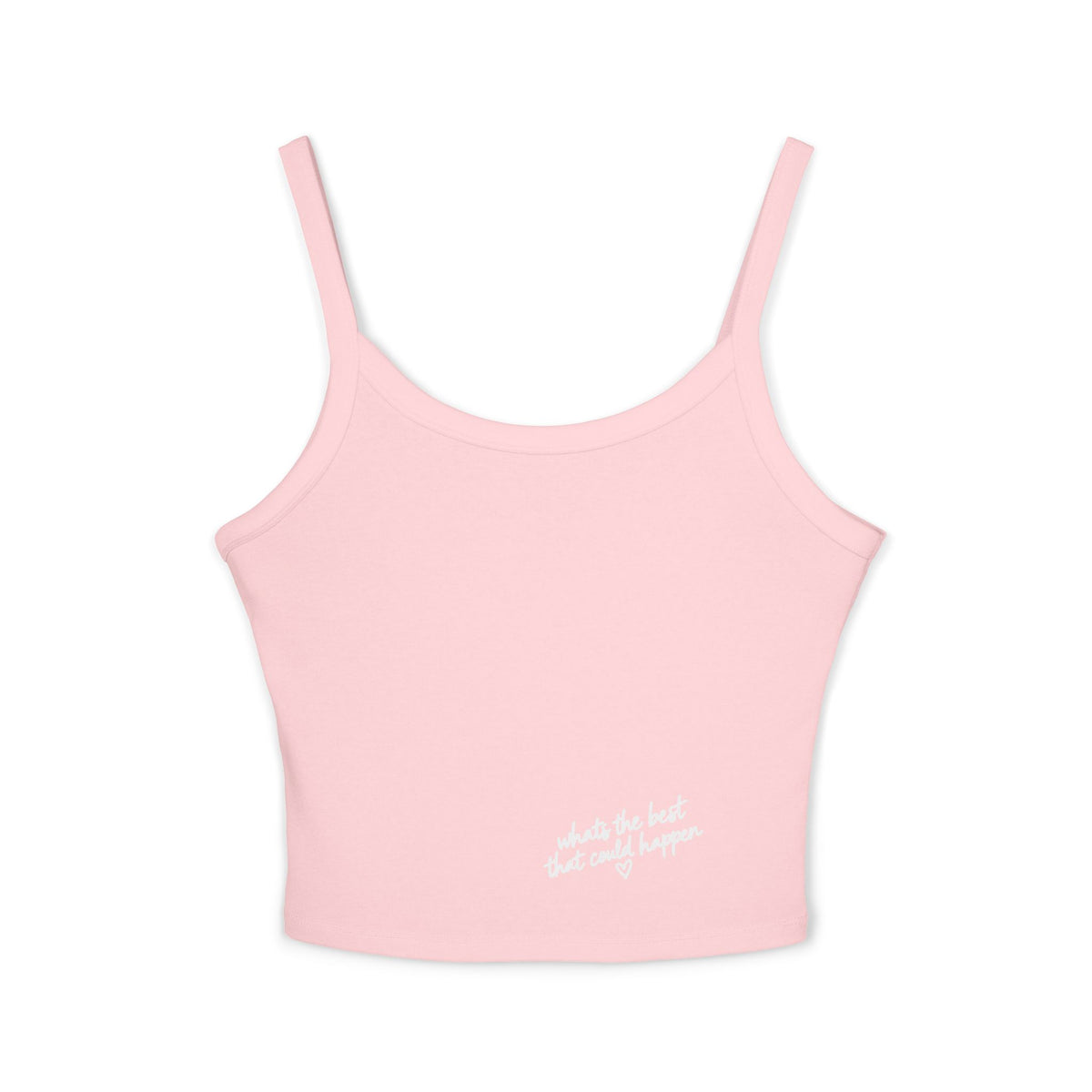 Spaghetti Crop Tank — whats the best that could happen