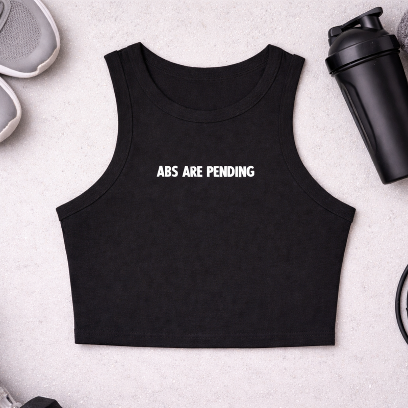 Crop tank - abs are pending