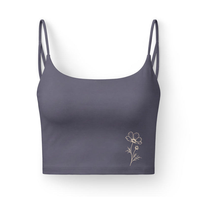 Cosmos Crop Bra - *embroidery* – alternate