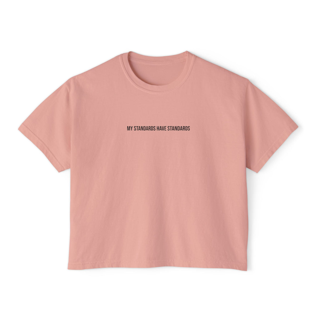 Boxy Tee - my standards have standards