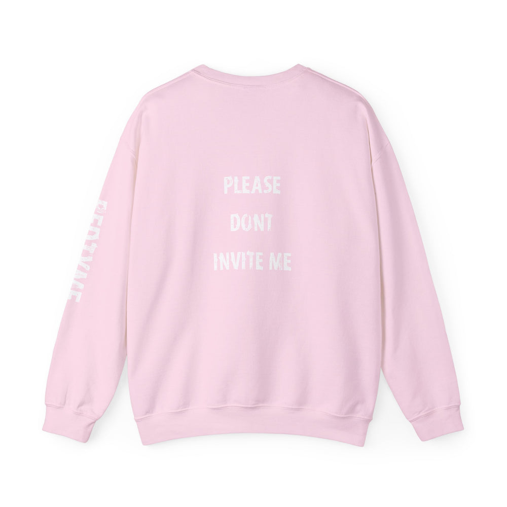 Crewneck  - please dont invite me – alternate