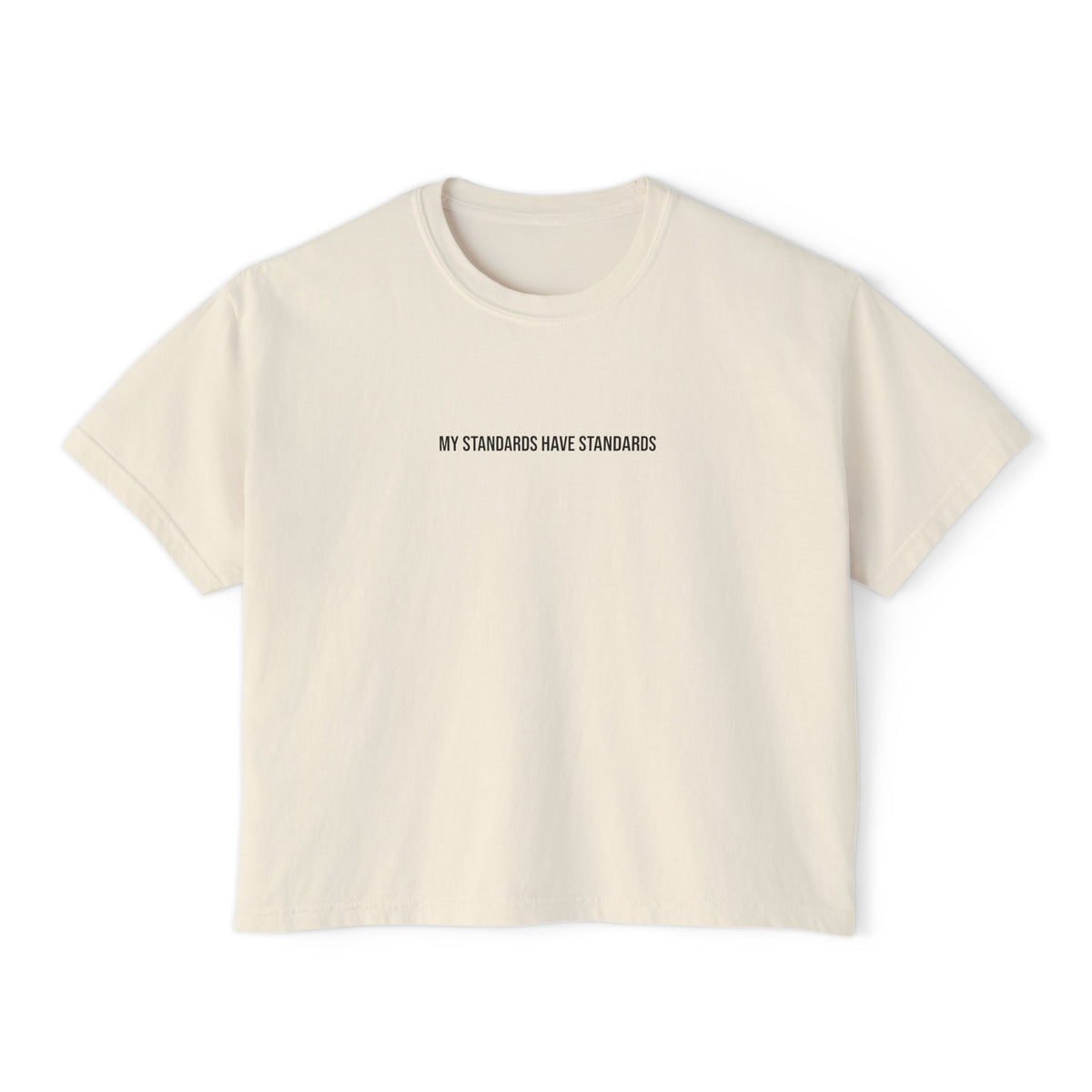 Boxy Tee - my standards have standards